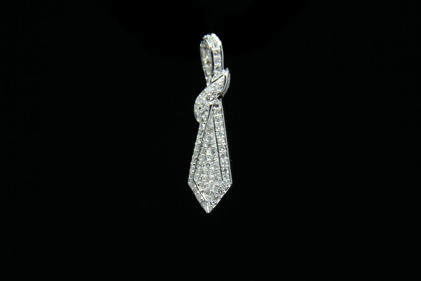 14K W/G Women's Pendant 0.45ct