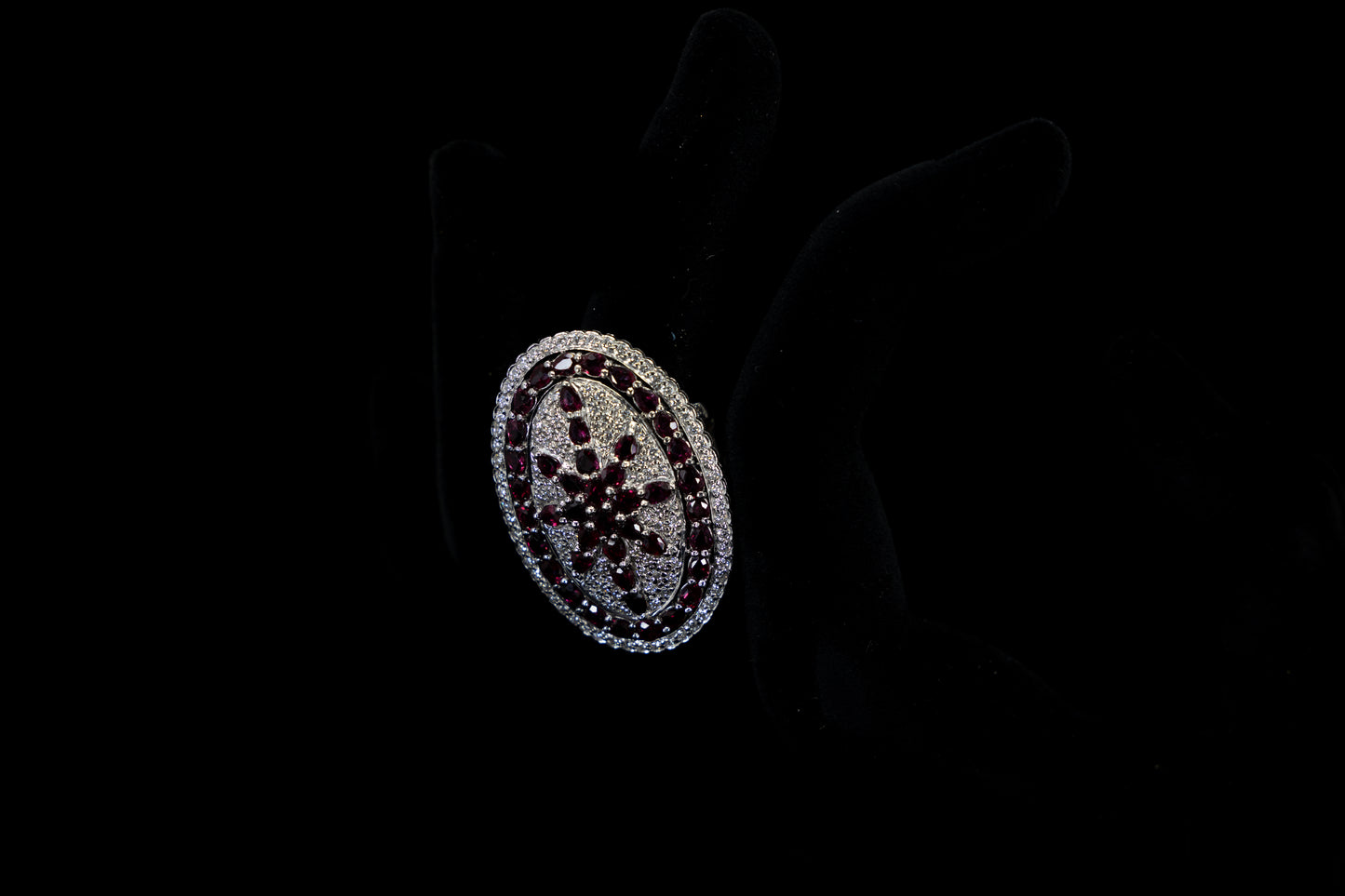 18K W/G Women's Diamond Ring D3.00ct R7.00ct