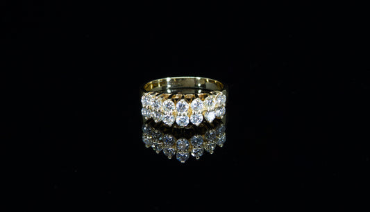 14K Y/G Women's Diamond Ring 1.05ct