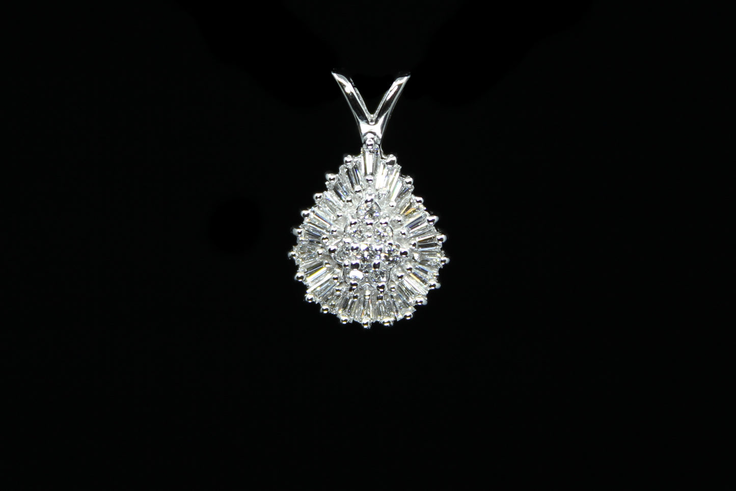 14K W/G Women's Pendant 0.75ct