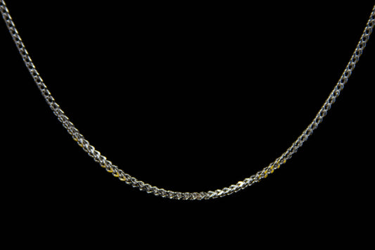 14K W/G Women's Chain 18"