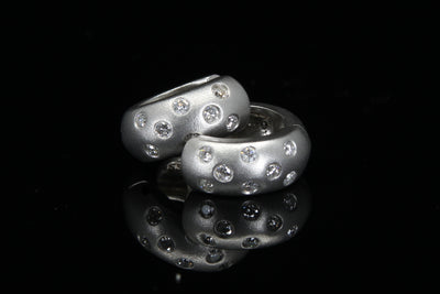 14K W/G Diamond Earrings 0.25ct