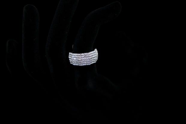 18K W/G Women's Diamond Ring 1.65ct